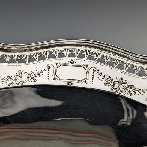 1891年 英国アンティーク 純銀(925シルバー) フルーツボウル 272g Walter & John Barnard